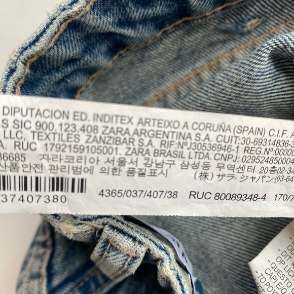 Zara High-Waisted Rigid Crop Size 6 - Picture 13 of 16